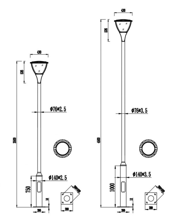 victorian lamp post lights