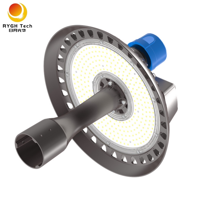 B 200W LED Garden light3 galvanised lamp post