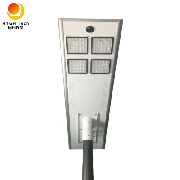 solar street light with panel and battery