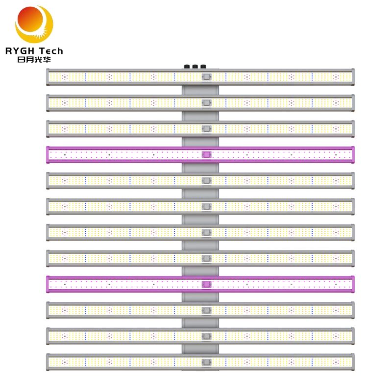 1.1m 12 bars 1060w led grow light UV IR 2 dimmers 1