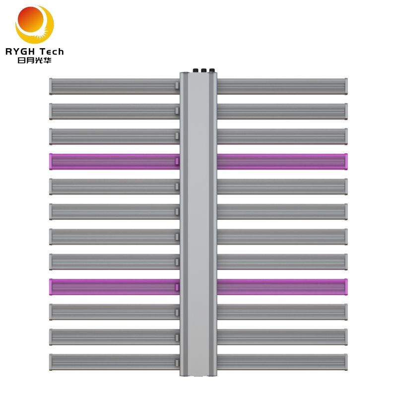 1.1m 12 bars 1060w led grow light UV IR 2 dimmers 2