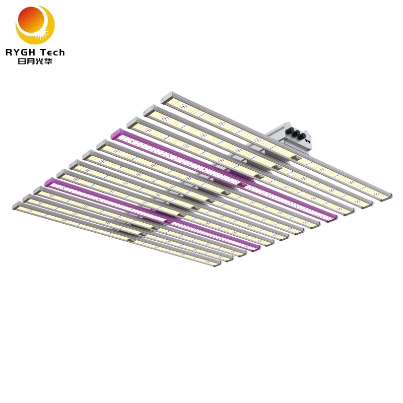 1.1m 12 bars 1060w led grow light UV IR 2 dimmers 5